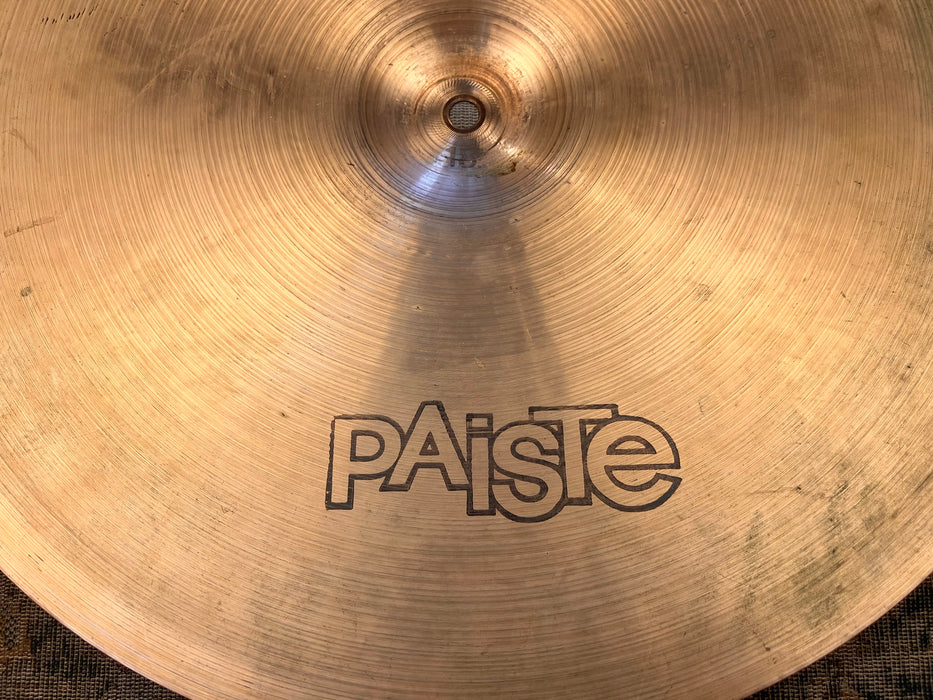 RARE 1977 Vintage Paiste 2002 18” FACTORY STAMPED CRASH 1363 g Classic