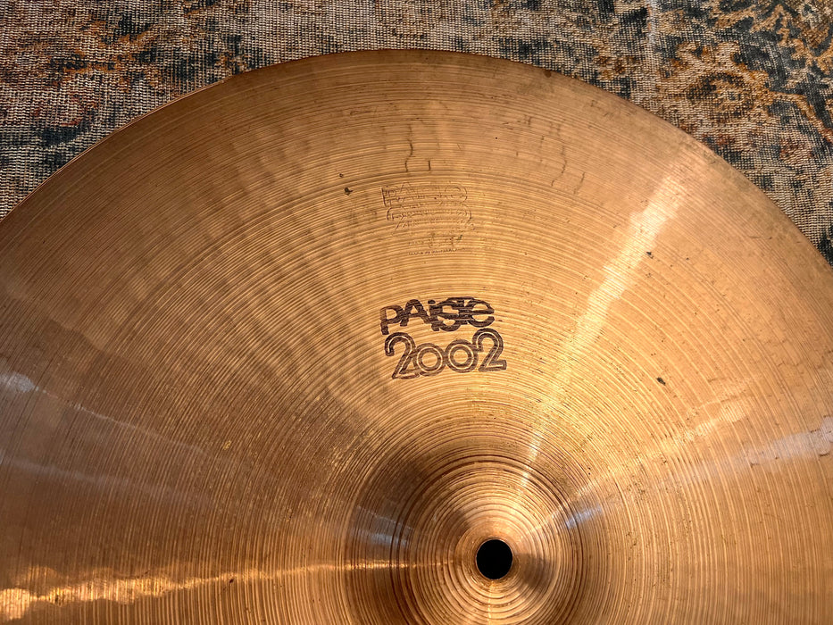 RARE 1978 Vintage Paiste 2002 18” FACTORY STAMPED CRASH 1316 g Classic