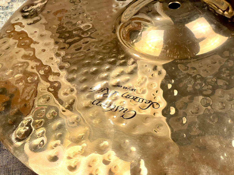 Perfect DISCONTINUED Zildjian K Custom STEVE GADD SESSION 18” Ride 1948 g EARLY VERSION