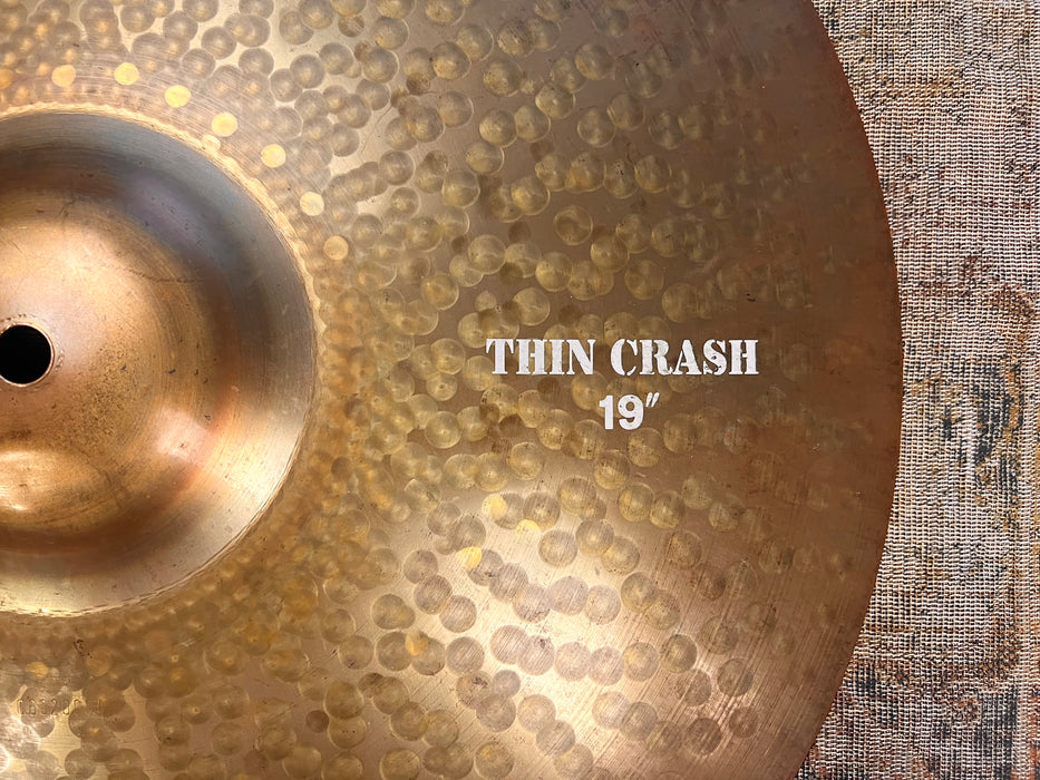 PAISTE RUDE 19” Thin Crash 1796 g RAW DARK FULL