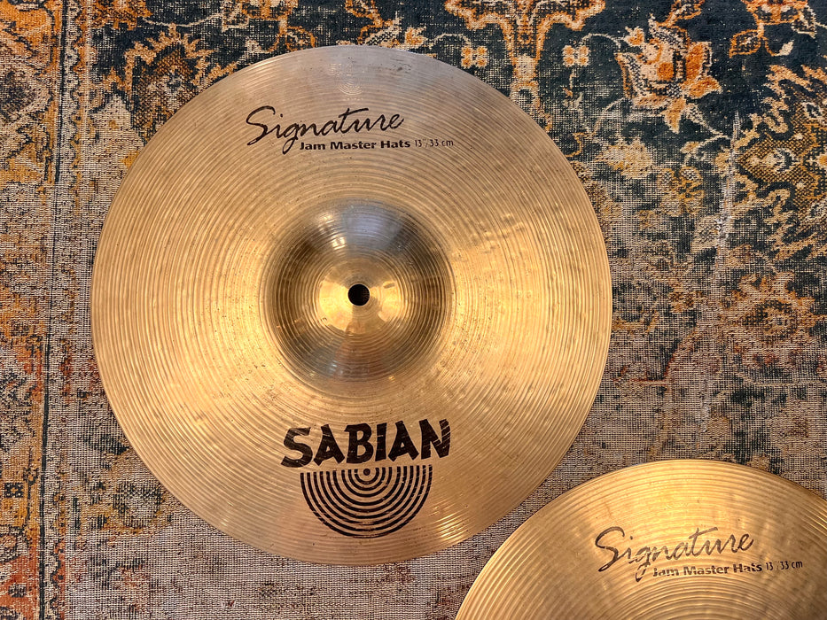 Very Rare DAVID GARIBALDI Sabian Jam Master Hihats 13” 926 1226 g REVERSIBLE! ARTICULATE