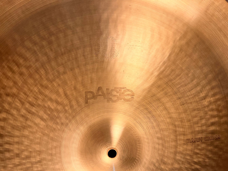 Vintage Paiste SOUND CREATION 22” Dark China 2366 g Rare SUPER CLEAN From 1978!