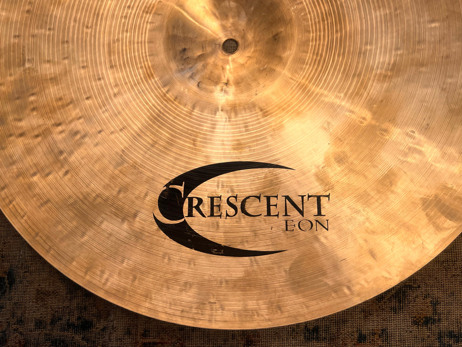 RARE Original CRESCENT Sultan Style 18” JAZZ Crash Ride Sizzle 1675 g Super DARK Versatile!