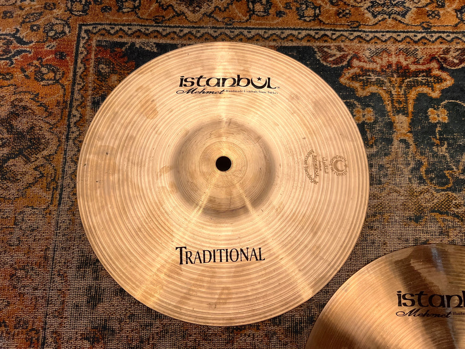 RARE ULTRA CRISP Istanbul Mehmet 10” Traditional Hihats 492 639 g Clean! SUPER FAST!