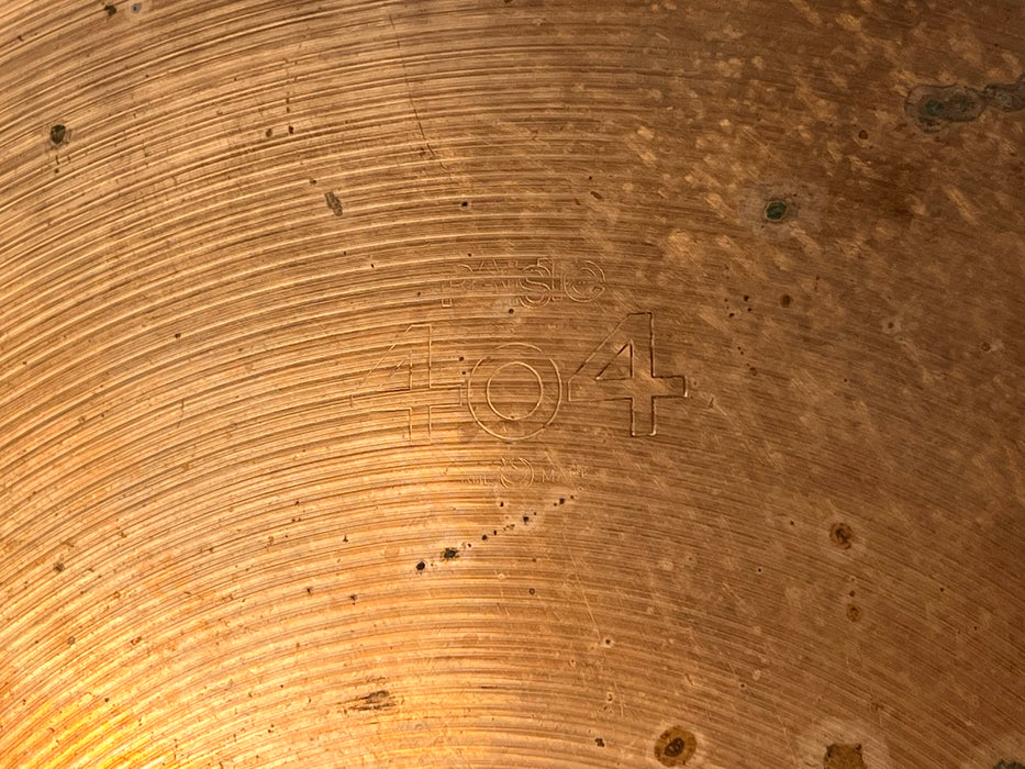 SUPER THIN Vintage PAISTE ENGRAVED 404 14” Hihats ONLY 598 690 g LIGHT AIRY