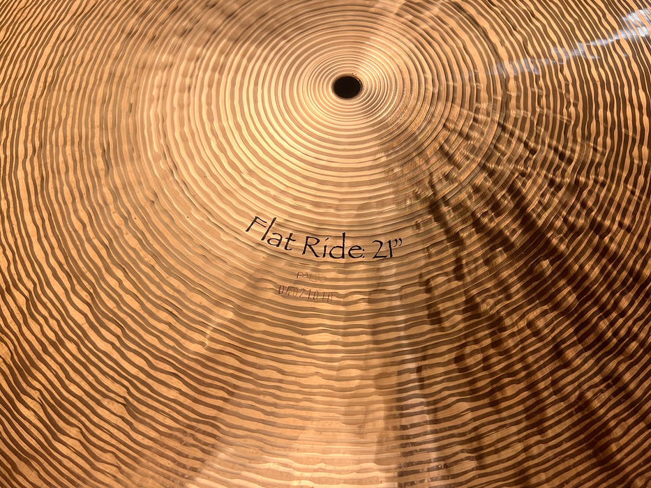 ULTRA RARE Paiste PROTOTYPE 21” Signature FLAT RIDE 3004 g SMOOTH SUPER CLEAN