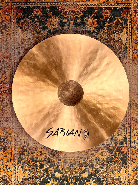 Sabian HHX 22” COMPLEX THIN RIDE ONLY 2423 g PERFECT! Amazing LIGHT DARK Crash Ride! Don’t Pay $606!