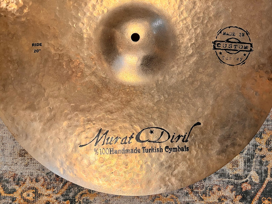 Murat Diril Hand Hammered PROTOTYPE K Custom Style 20” 2537 g Semi-Dry Semi-Dark CLEAN