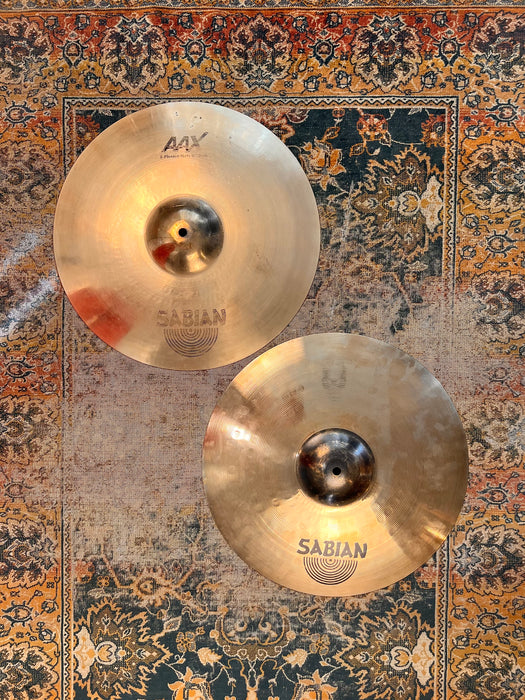 Sabian 16" AAX PLOSION Hihats YES SIXTEEN! 1466 1626 g Discontinued! MASSIVE FAT Hats!