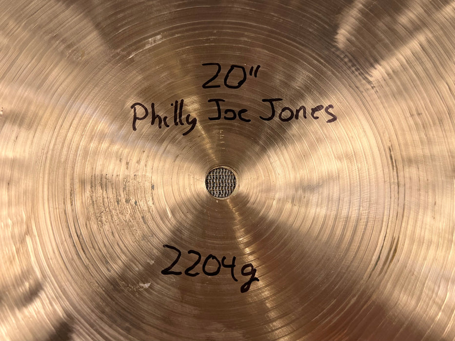 RARE DARK Zildjian PHILLY JOE JONES K CONSTANTINOPLE 20” Ride 2204 g Perfect