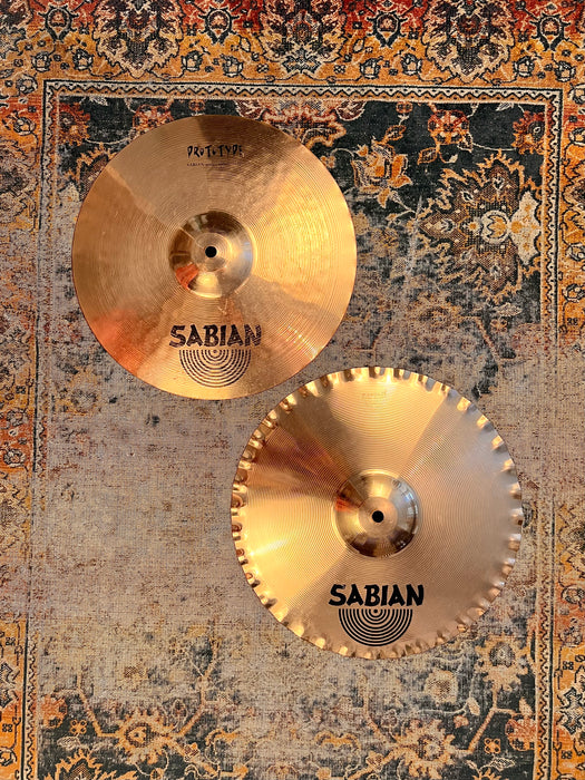 Sabian PROTOTYPE 2002 13” Sound Edge X-Celerator Hihats 821 1147 g CLEAN CRISP