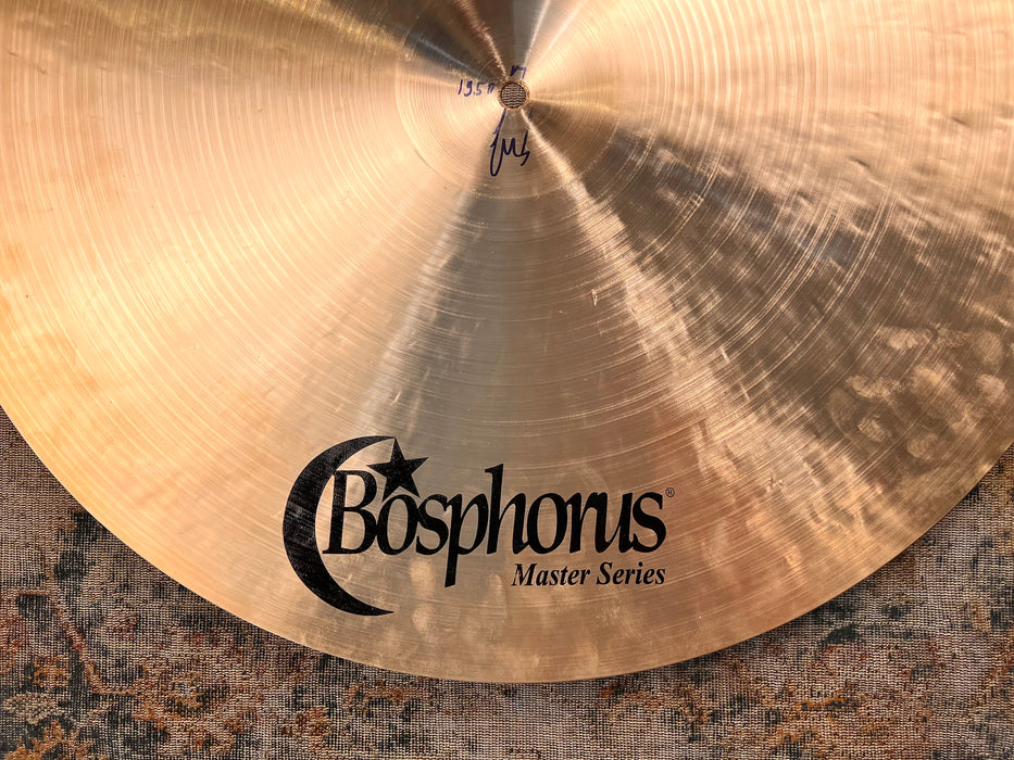 Bosphorus MASTER 22” Ride ONLY 1950 g PAPERY LIGHT COMPLEX Airy! Perfect Condition!