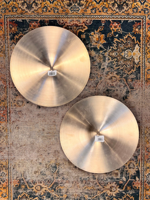 CLEAN CRISP Thinner ZILDJIAN 13" NEW BEAT Hihats 784 1056 g Amazing Cond! WHY PAY $400?