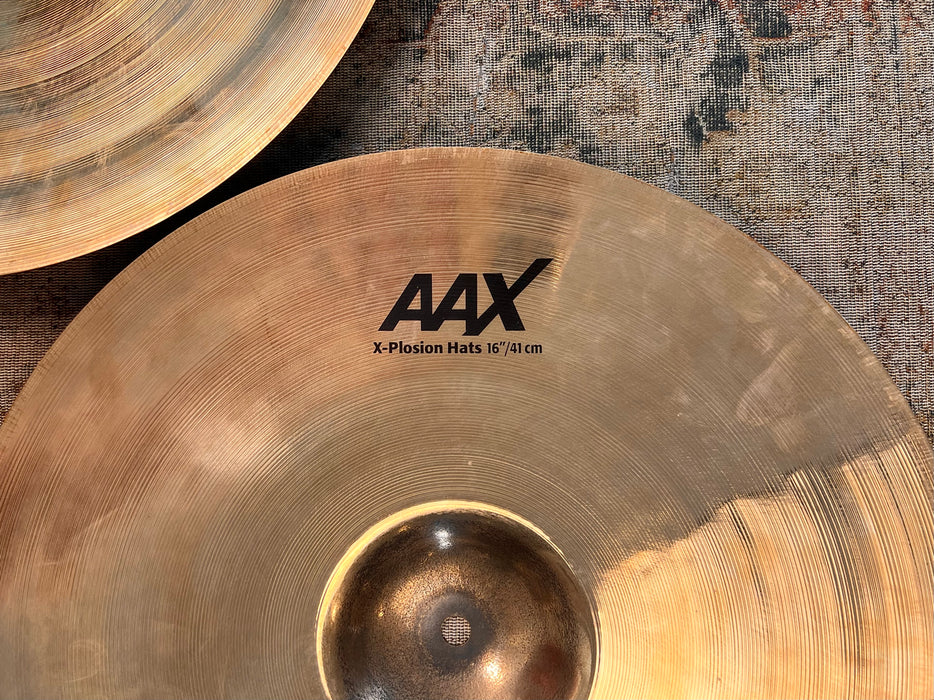 Sabian 16" AAX PLOSION Hihats YES SIXTEEN! 1466 1626 g Discontinued! MASSIVE FAT Hats!