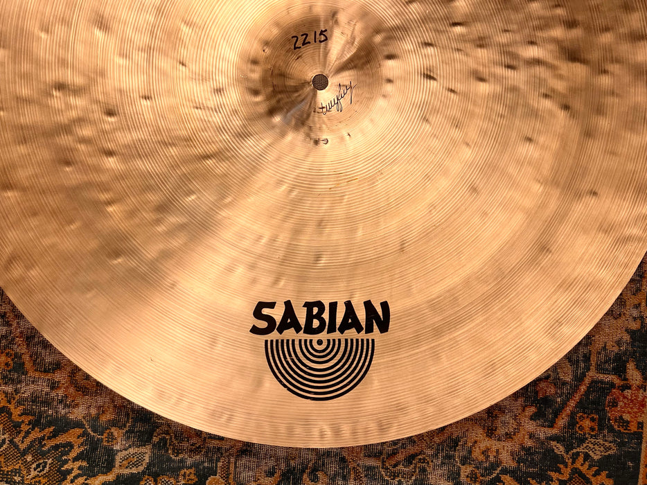 LIGHT ULTRA SMOOTH SABIAN HH VANGUARD 22” Ride Thin Crash 2215 g IMMACULATE