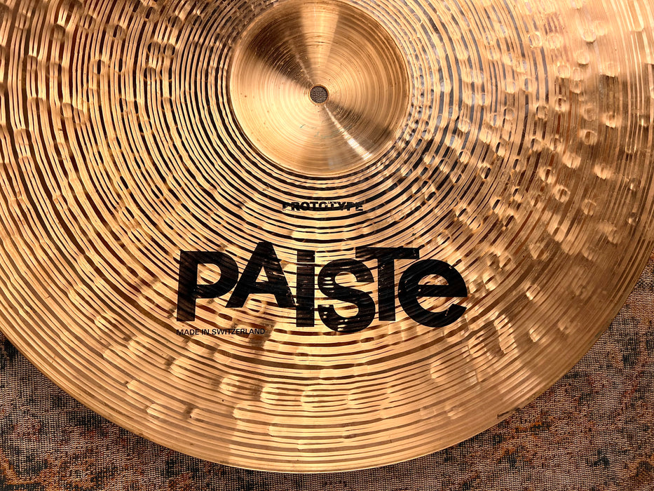 Rare Paiste TRADITIONAL PROTOTYPE Ride 20” 2232 g CLEAN! Dry Woody Stick Attack! UNIQUE