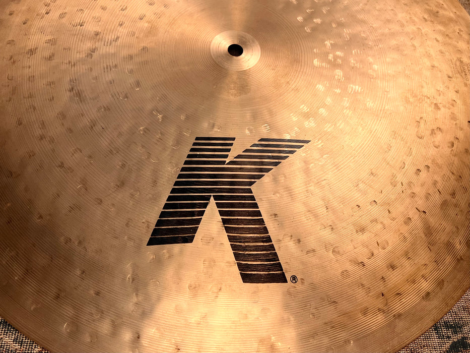 DARK Smooth Zildjian K CUSTOM FLAT Ride 20” 2222 g Pinpoint Clean Stick Attack! Don’t Pay $470