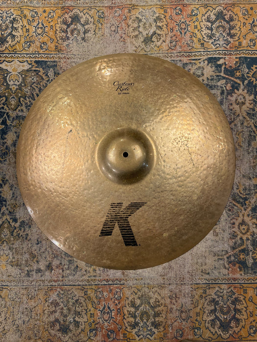 DISCONTINUED Zildjian 22” K CUSTOM Ride 3116 g Crashable DARK ONE! Clean! One Of The Best!