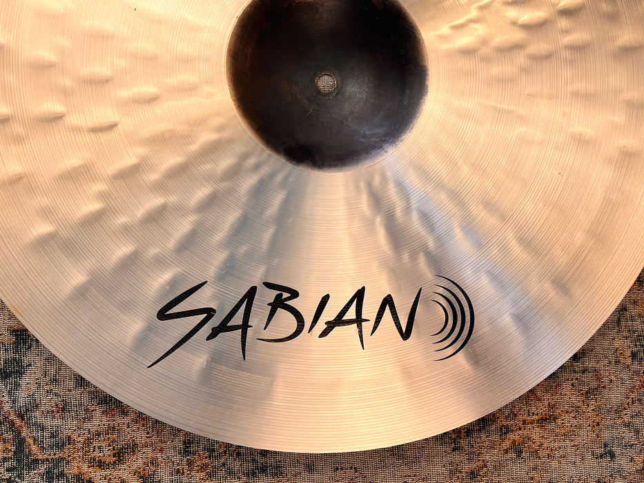 SABIAN HHX Hand Hammered 20” Medium Crash Smooth Ride IMMACULATE 2208 g RAW BELL Versatile!