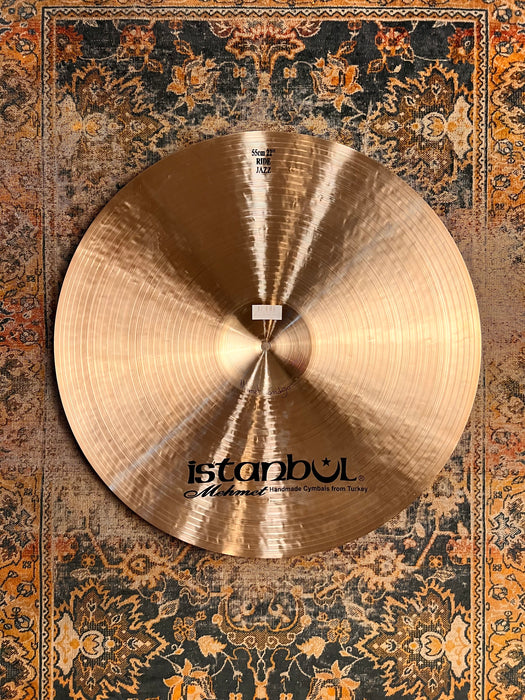 DARK WARM ISTANBUL MEHMET SULTAN 22” JAZZ Ride 2324 g IMMACULATE! INCREDIBLE!