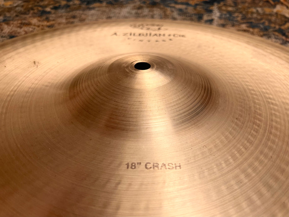 Zildjian Vintage A and CIE Crash PAPER THIN 18” 1210 g SUPER CLEAN Sounds Amazing