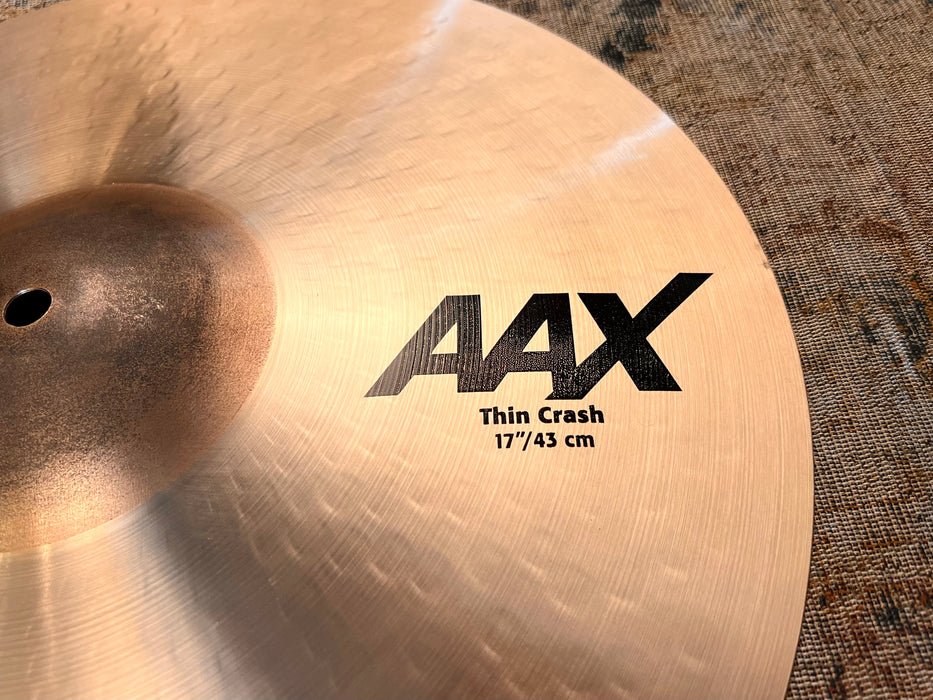 Sabian AAX THIN Crash 17” 1092 g IMMACULATE! Dark Shimmering! Sounds Amazing! Why Pay $316?