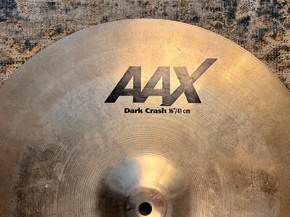 Rare Discontinued Thin Sabian DARK CRASH 16” AAX 1013 g BRILLIANT Sounds Amazing