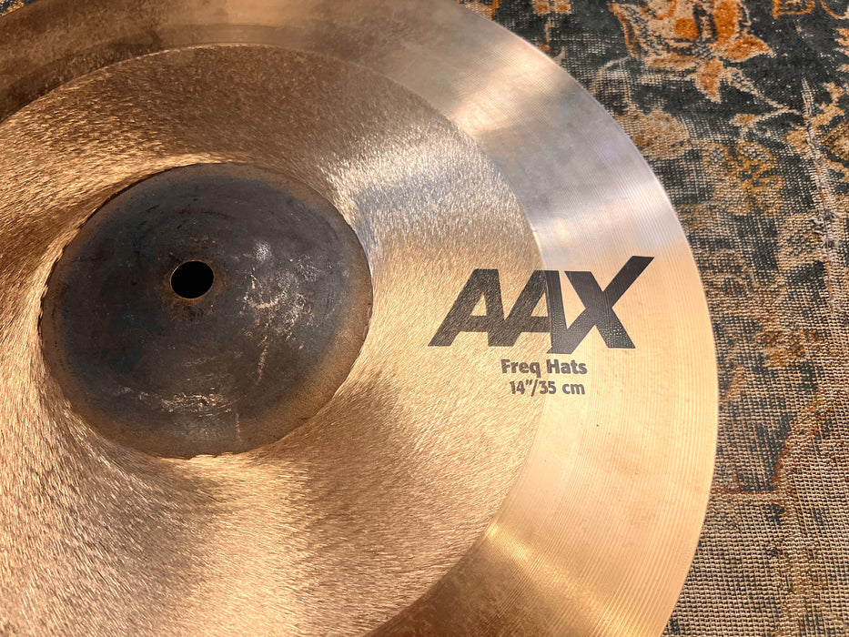 CRISP Sabian AAX FREQ HHX CLICK COMBO Hihats 14” 997 1256 g Semi-Dry Semi-Complex