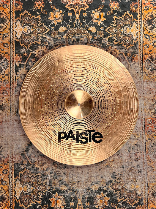 Rare Paiste TRADITIONAL PROTOTYPE Ride 20” 2232 g CLEAN! Dry Woody Stick Attack! UNIQUE