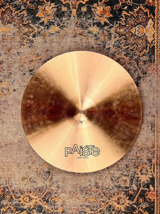 PAISTE 602 THIN CRASH 16” 978 g CLEAN Sounds Amazing Don’t Pay $400!