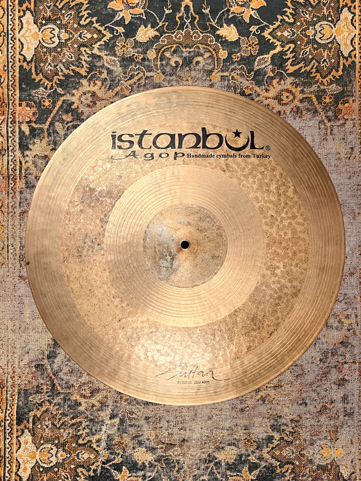 Rare ISTANBUL AGOP SULTAN 21" JAZZ Ride 2124 g EARLIER Version VERY COMPLEX But SMOOTH