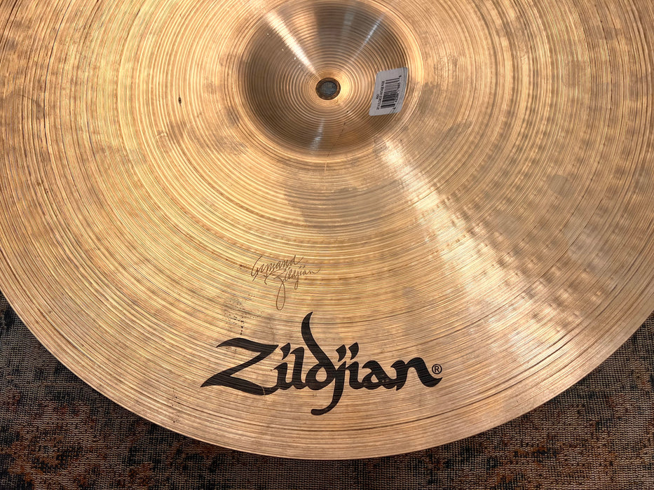 Discontinued ZILDJIAN A & CIE "Vintage" 20" RIDE 1908 g 1st RUN! Stick + Warm Tone! CRASHABLE