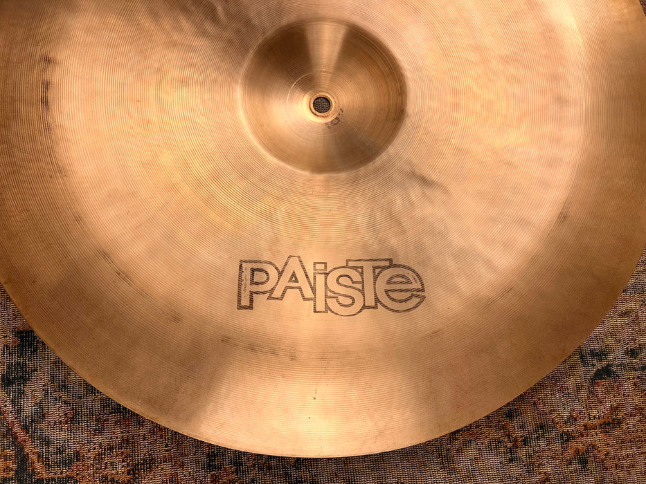 Ultra RARE Vintage Paiste 602 SEVEN SOUND SET 6 China Pang 18” 1467 g SUPER CLEAN!