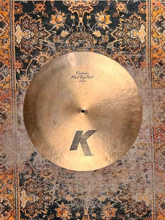 DARK Smooth Zildjian K CUSTOM FLAT Ride 20” 2222 g Pinpoint Clean Stick Attack! Don’t Pay $470