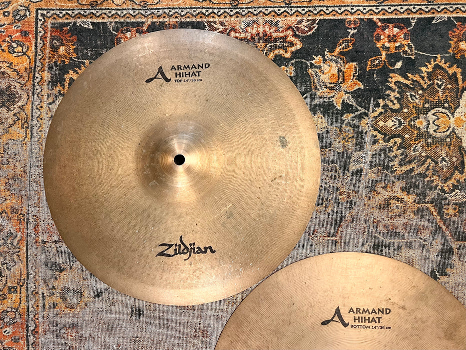 Discontinued DRY Crisp ZILDJIAN ARMAND Hihats 14” 942 1308 g Gorgeous Tight