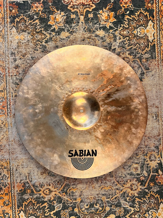 ULTRA DARK Brilliant Sabian ARTISAN 19” Crash 1659 g w/ BAG Don’t PAY $634!