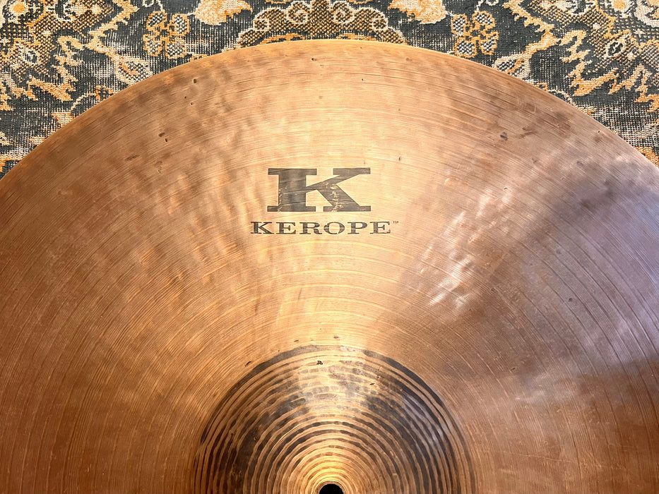 Zildjian KEROPE 22” Ride Crash SUPER DARK Semi-Dry 2414 g CLEAN GORGEOUS! Discontinued