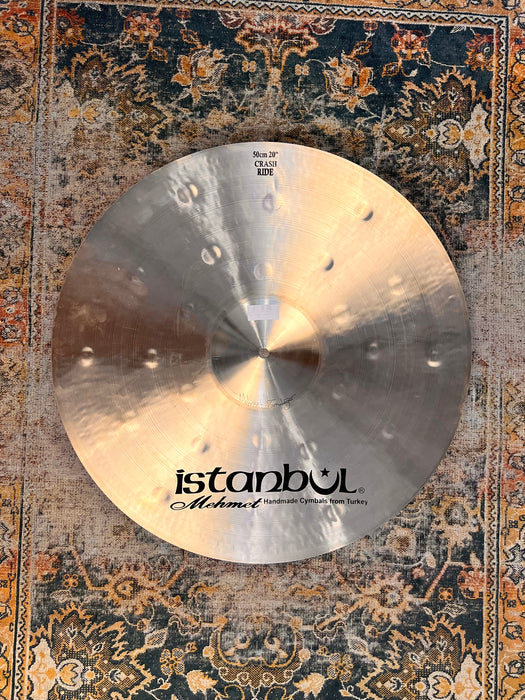 HUGE Dark Complex ISTANBUL Mehmet Hamer 20" DUAL CRASH RIDE 1813 g MINT! Hybrid Deep Hammering