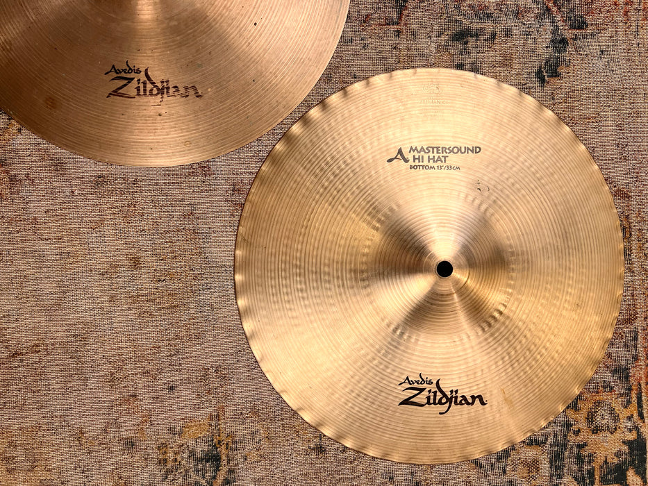 Discontinued Ultra CRISP Zildjian MASTERSOUND 13” Hihats 742 1060 g TIGHT