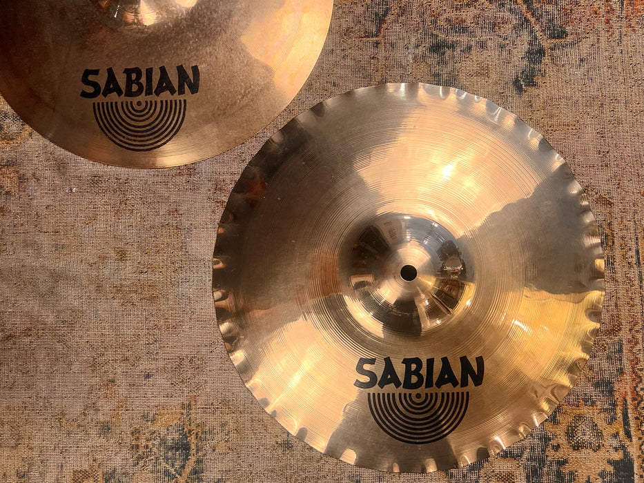 RARE Ultra CRISP Sabian AAX X-Celerator 13” HiHats 894 1216 g YES! 13s”!! Don’t pay $480!