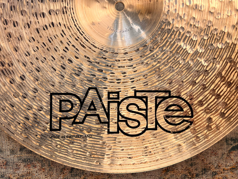 Paiste TRADITIONAL Thin Crash 18” 1294 g ULTRA DARK Warm! CLEAN! Why Pay $500?