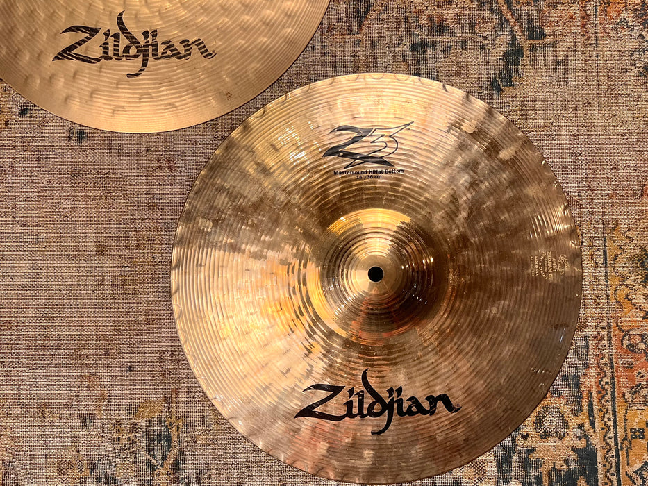 ULTRA CRISP ENDORSER ZILDJIAN Z3 MASTERSOUND 14” Hihats 1036 1287 g