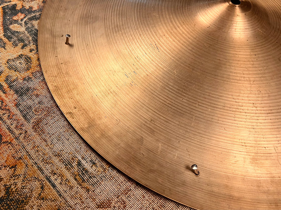 Vintage Zildjian FACTORY SWISH CHINA PANG 20” 1580 g ALL 6 ZILDJIAN Rivets Sizzle