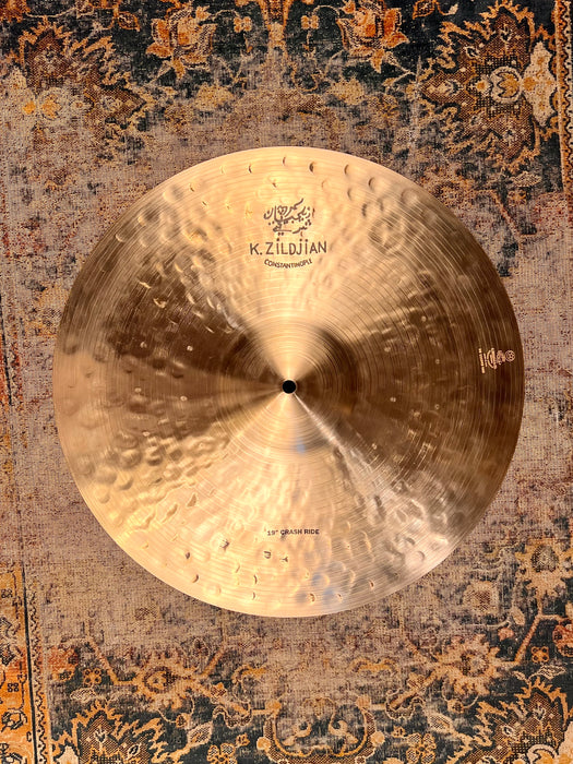 Zildjian K CONSTANTINOPLE  19” Crash Ride 1602 g PERFECT COND! Don’t Pay $540