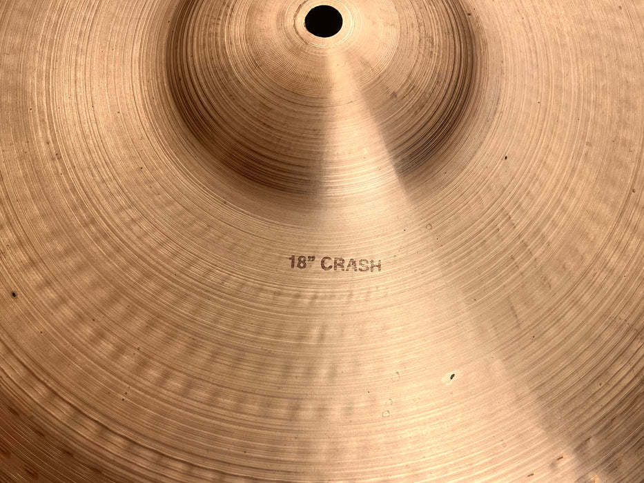 Zildjian Vintage A and CIE Crash PAPER THIN 18” 1210 g SUPER CLEAN Sounds Amazing