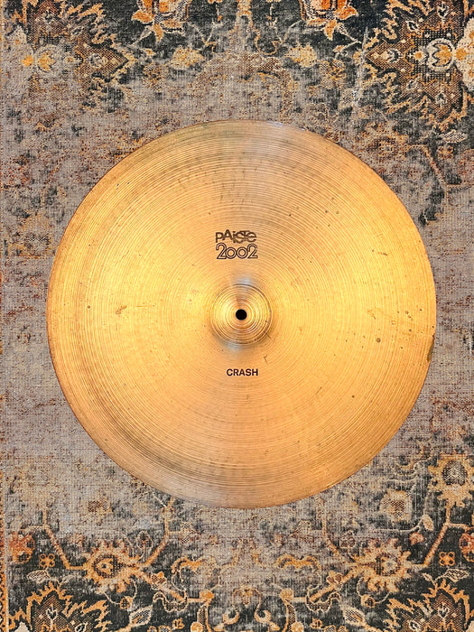 RARE 1977 Vintage Paiste 2002 18” FACTORY STAMPED CRASH 1363 g Classic