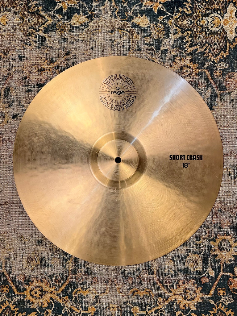 ULTRA RARE Vintage Paiste SOUND CREATION 18” SHORT